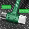 Double Face Soft/Hard Tap Rubber Hammer 27/36/43mm 2-In-1 Multifunctional Metal/Rubber Hammer Household Mini Hand Tool Hammer