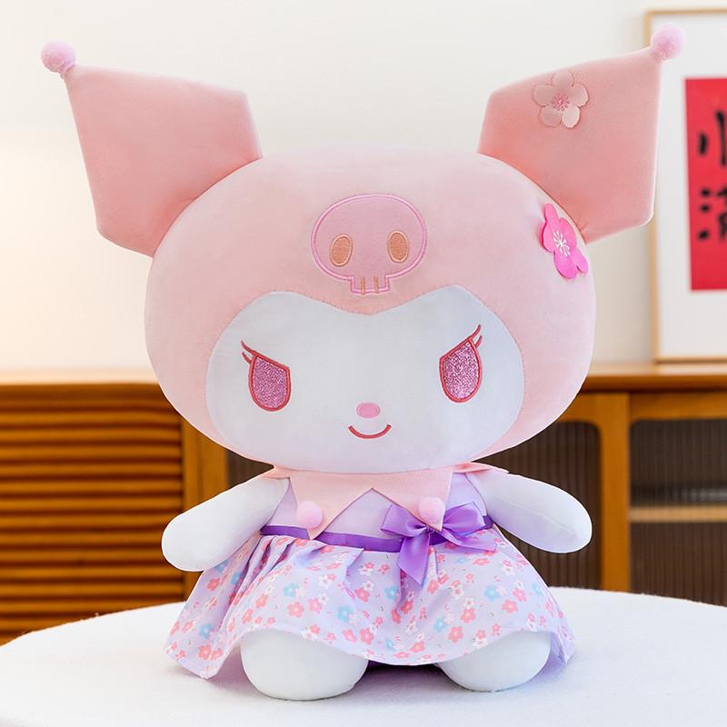 Kt Cat Kuromi Plush Toy With Short Plush Material For Collectors And Kids