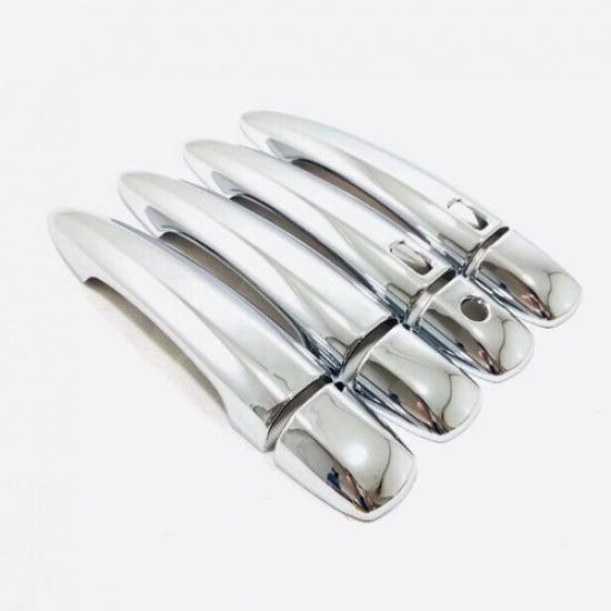 Plastic Chrome Car door Handle Cover Trim Fit For Nissan Rogue 2021-2023 8pcs