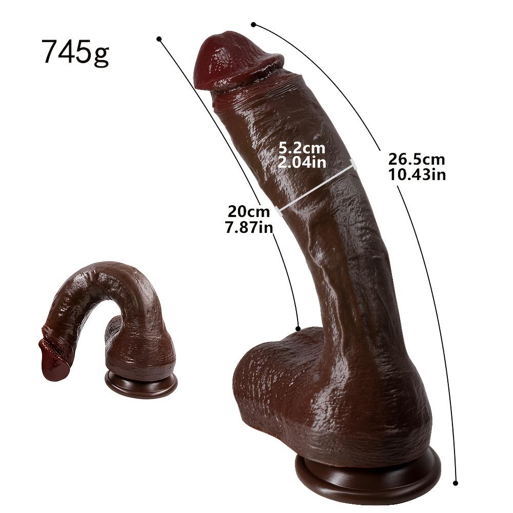 Multi-Size Soft Realistic Penis Dildo – Lifelike Liquid Silicone with Strong Suction Cup, Flexible Texture for Solo, Couples & Intimate Play