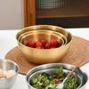 3pcs Stainless Steel Salad Bowls Set Oven Safe Durable Kitchen Mixing Bowls with Measurement Marks for Baking and Mixing