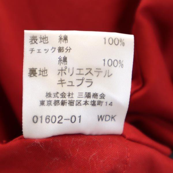 BURBERRY Sanyo Shokai 2WAY Jacket 9 Red With half liner Women Used