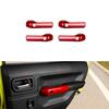 Interior Decoration Accessories For 2025 Suzuki Jimny Nomade Gear Shift Panel Handbrake Cover Door Handle Frame Styling Trim