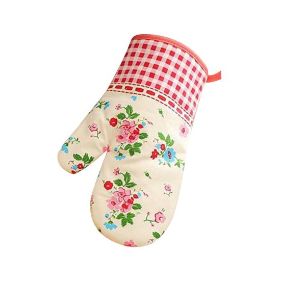 1 Stuks Bloemenrooster Hittebestendige Ovenwanten Verdikte Handschoen Keuken Bakgereedschap