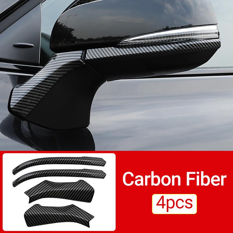 Biltillbehör För Toyota Corolla Cross XG10 2021 2022 2023 Hybrid ABS Dekorlistöverdrag för backspegel Klistermärken