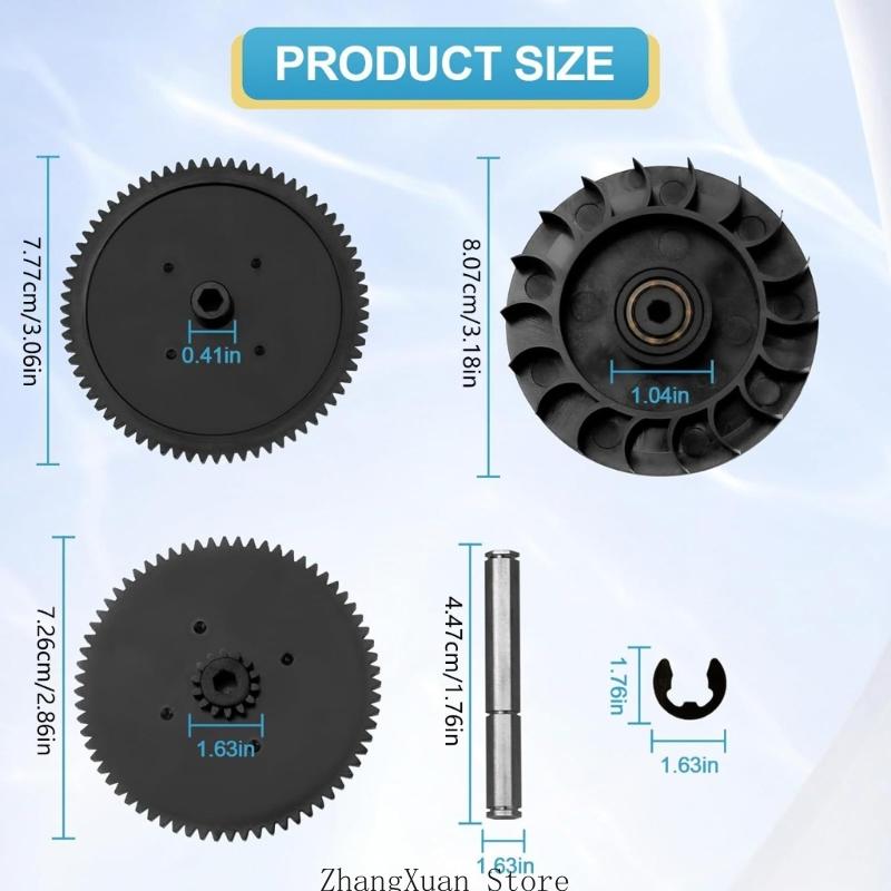 Drive Train Gear Set for 360 380 Models Pool Cleaner Parts Easy Installation 3XUF