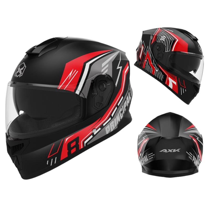 Motorcycle Helmet Men's Warm Winter Locomotive Double Lens Electric Vehicle Women's Cycling Four Seasons Full Helmet
