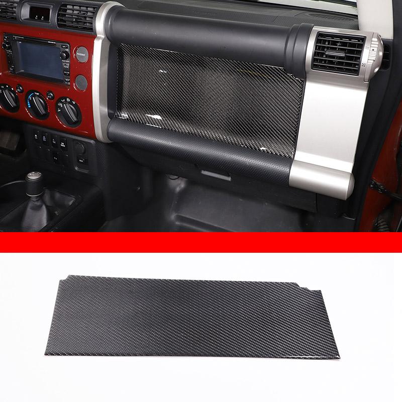 Soft Carbon Fiber For Toyota FJ Cruiser 2007-2025 Car Center Control Interior Sticker Car Modification Accessories
