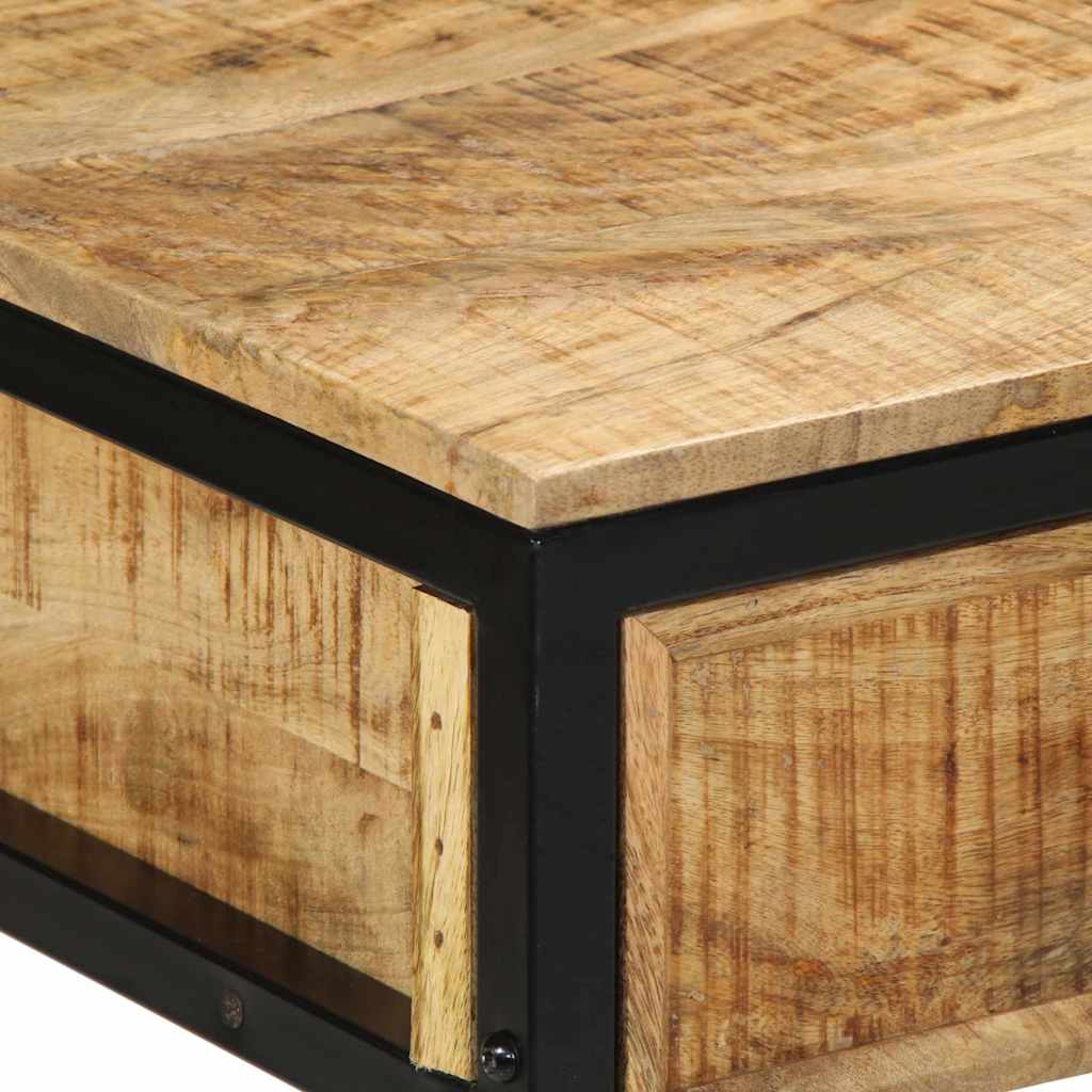 Desk with Drawers and Storage Brown 105 X 50 X 75 Cm