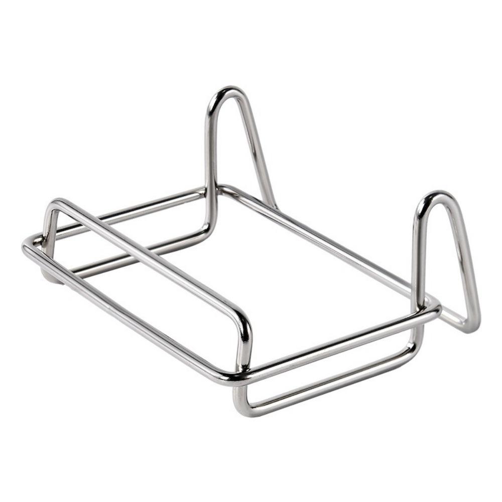 

304 Stainless Steel Pot Rack Rustproof Chopping Board Rack Record Organizer Cabinet срібний