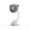 Cartoon Clipon Personal Usb Fan With Rechargeable Battery For Bedside And Desk Use