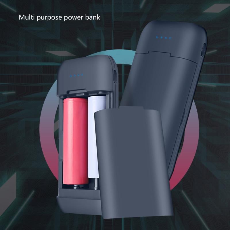 Lithium Battery Organizers and Quick Charger for 18650 21700 18700 20700 Models with Safety Features