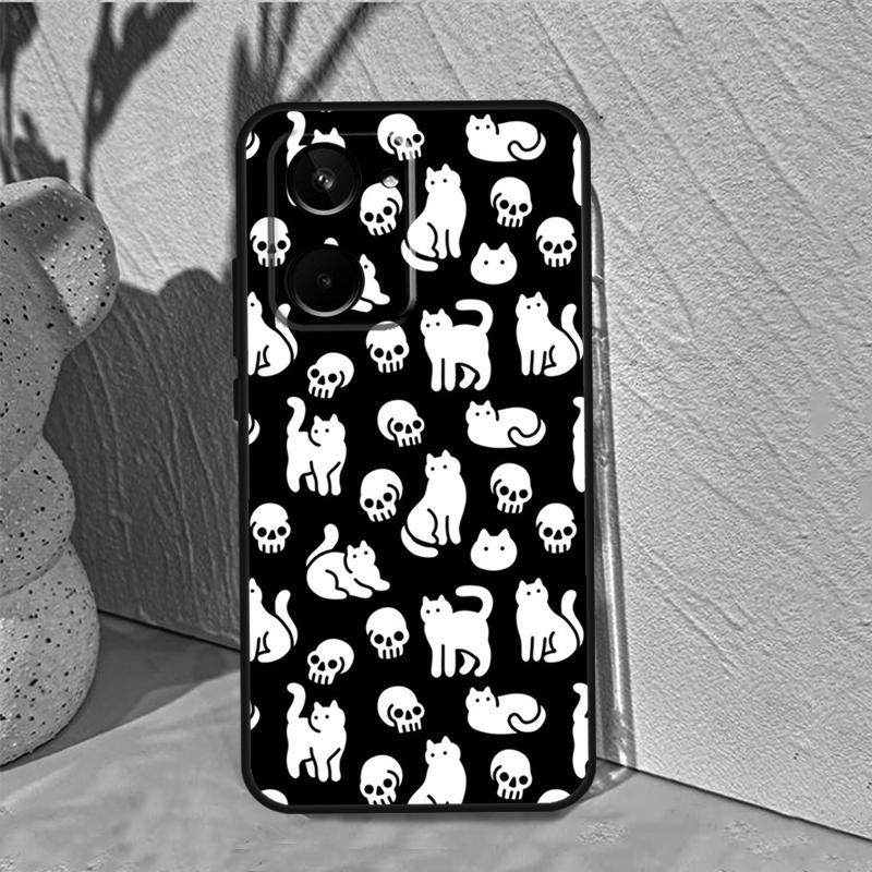 Witch Black Cat For Realme C55 C53 C67 C75 C71 C61 C33 C63 C51 C65 10 11 12 13 14 Pro Plus GT7 15 Pro Case