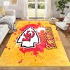 Kansas City Chiefs Carpet Door Mat for Living Room or Bedroom Protective Mat Under Chair Office Decoration Christmas Gift Birthday Present