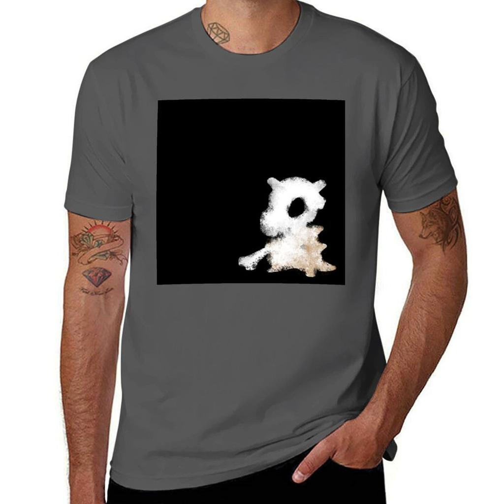 Lonely Cubone Tshirt Short Sleeve Tee Graphics Blacks Mens T Shirts Pack