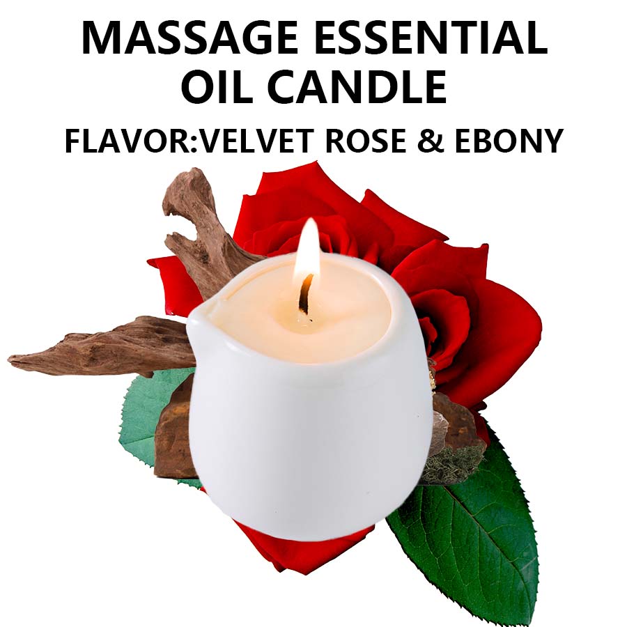 Fruity Scent Low Heat Massage Oil Candle Ultra Hydrating Body Care with Coconut Wax Oil 1.69 Oz Home Decor Valentines