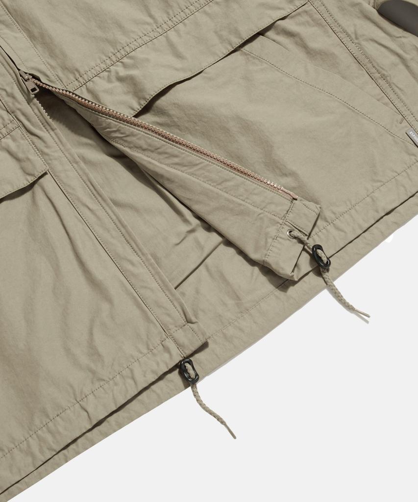 Espionage Traveler Hooded Jacket Dark Beige