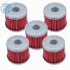 For Honda TRX450R TRX450ER TRX 450R 2004 2005 2006 2007 2008 2009 5× Oil Filter