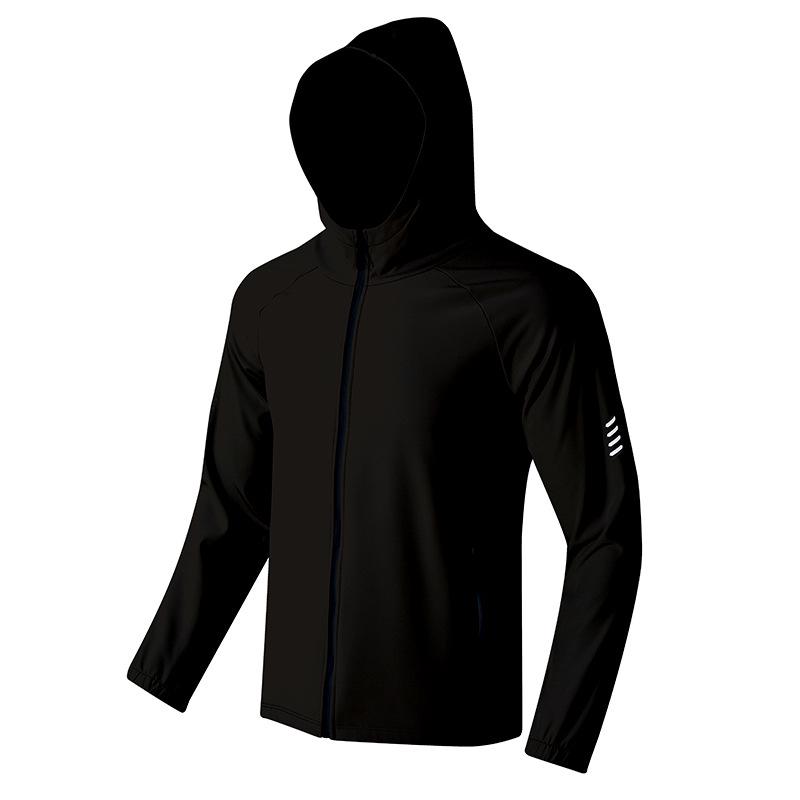 

Унисекс зимняя ветрозащитная куртка Softshell со светоотражающей молнией для езды на велосипеде и бега L чёрный
