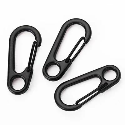 30 Pcs Heavy Duty Carabiner Hook Mini Keychain Buckle Durable Quick Release Hook  Hiking Activities