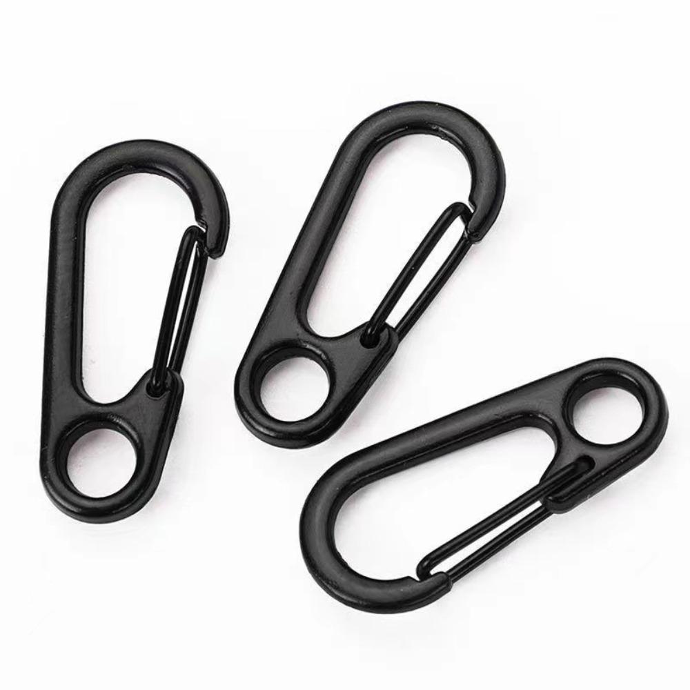 30 Pcs Mini Carabiner Hook Heavy Duty Quick Release Hook Keychain Buckle  Backpack Accessories