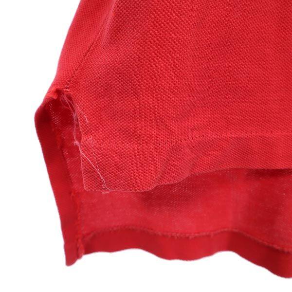 Lacoste 70s Vintage Spool Tag One Point Short Sleeve Polo Shirt Red Men's Used
