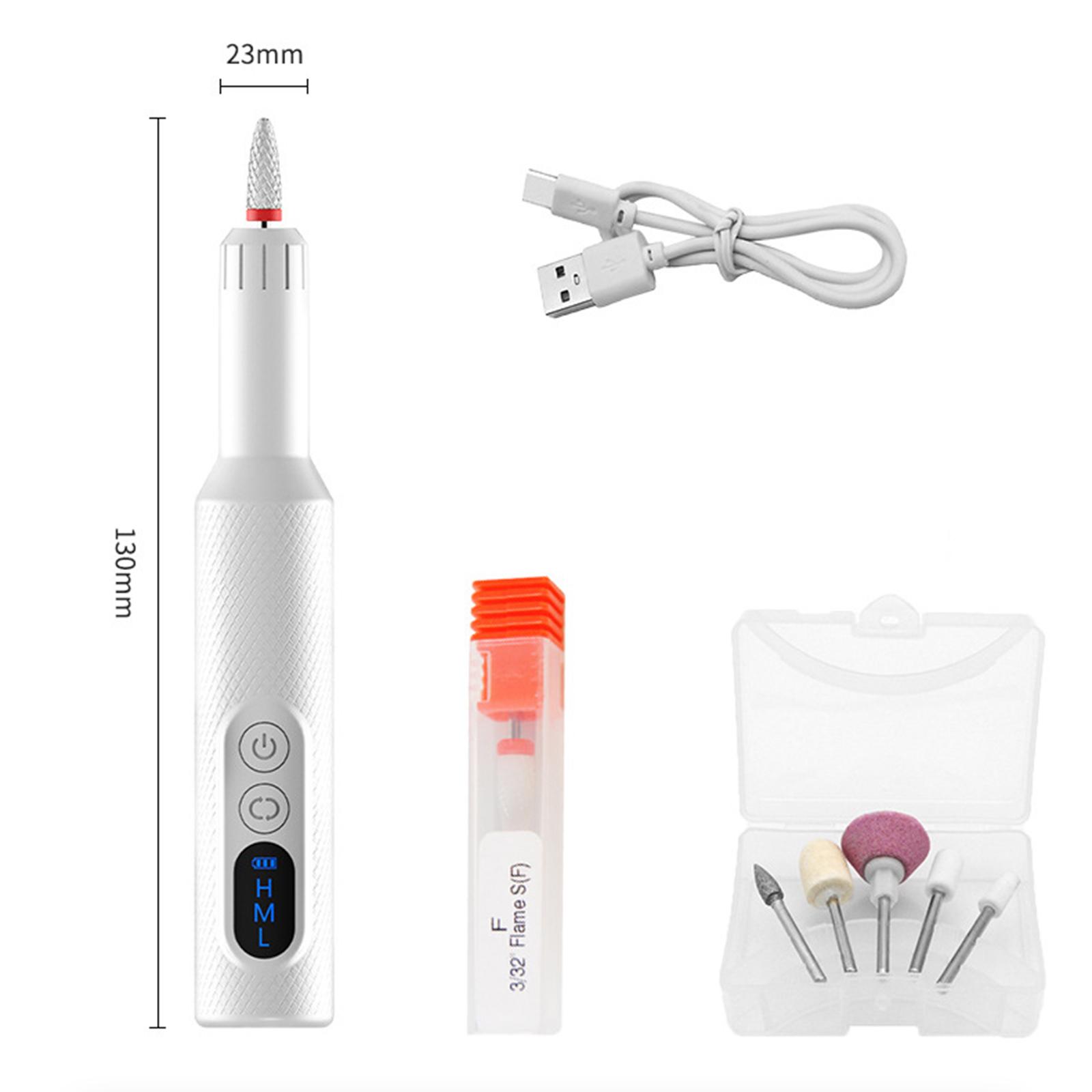 USB портативная шлифовальная машинка для ногтей — фото 6