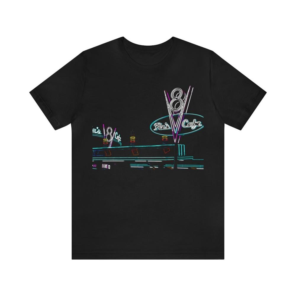 Tee Painting of Disneyland Resort DCA Flo s V8 Cafe Unisex T-Shirt XXXXL