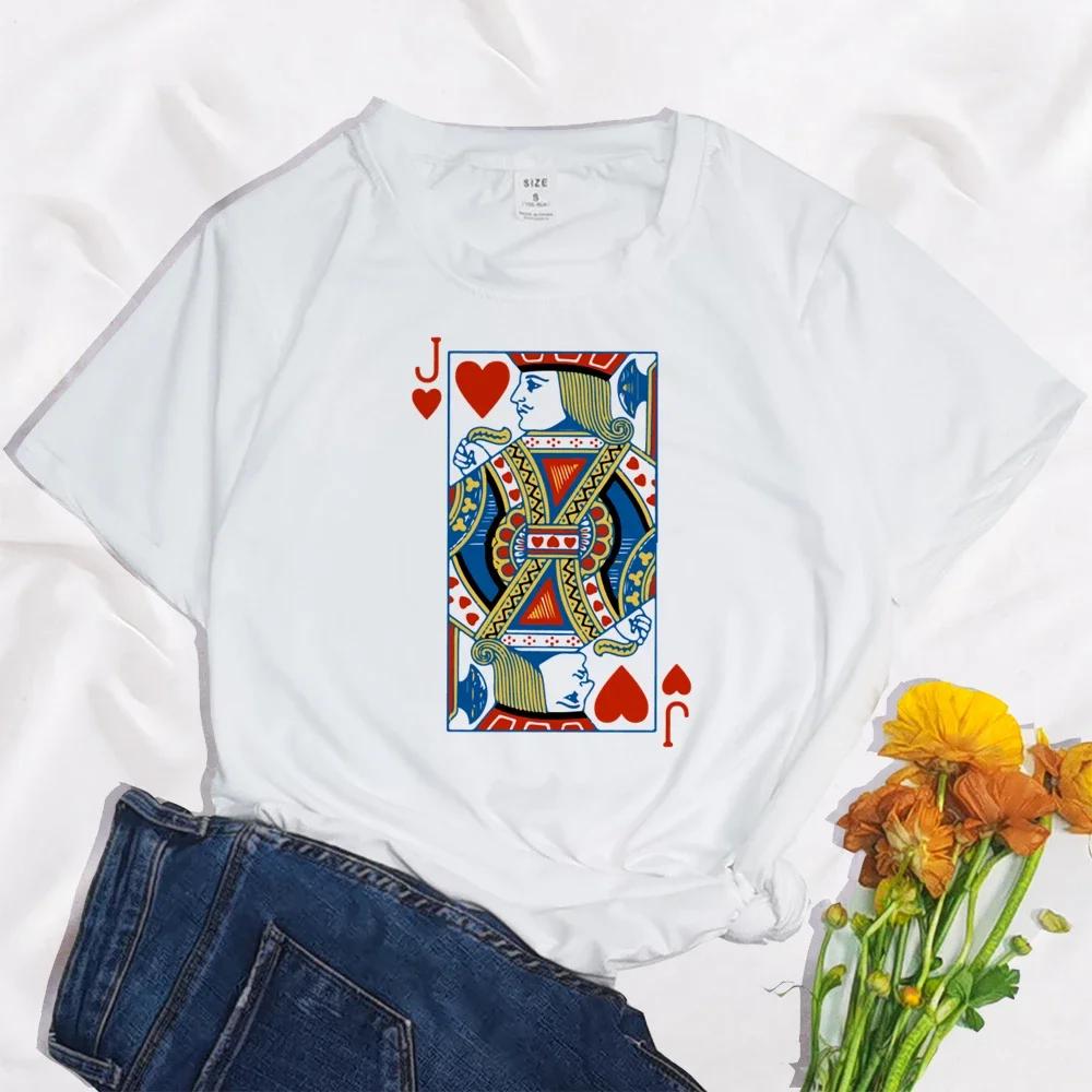 Heart Bridge Deck of Cards Group Costume TShirts Poker Outfit Cards WomenUnisex Matching Playing Cards for Casino Party Costume