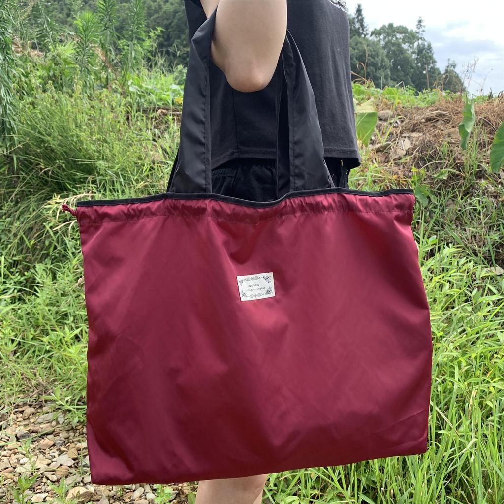 Najlepiej sprzedająca się ekologiczna poliestrowa składana torba na zakupy – bardzo duża, przenośna torba na ramię