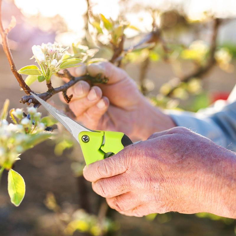 Garden Tools Stainless Steel Gardening Shears Pruning With Soft Grip Handle Gardening Scissor Hand Cutter Fruit Picking