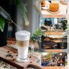 Spumator electric de lapte, Spumator electric de lapte portabil, Silențios, Ultra-ușor, Ușor de depozitat, pentru Cappuccino, Smoothie-uri, Matcha și Ciocolată caldă