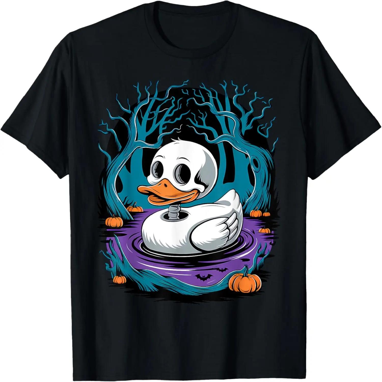 Spooky Rubber Duck Halloween Custome, Cool Duckling Lover T-Shirt S чёрный