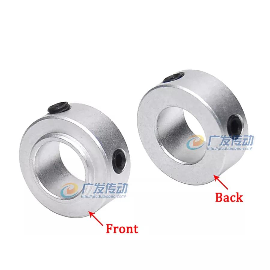 1Pcs SRH6-SRH40 Shaft Collar With Grub Screw Aluminum Alloy Fixing Limit Ring ID 6mm To 40mm Spindle Retaining Bushing Clamping