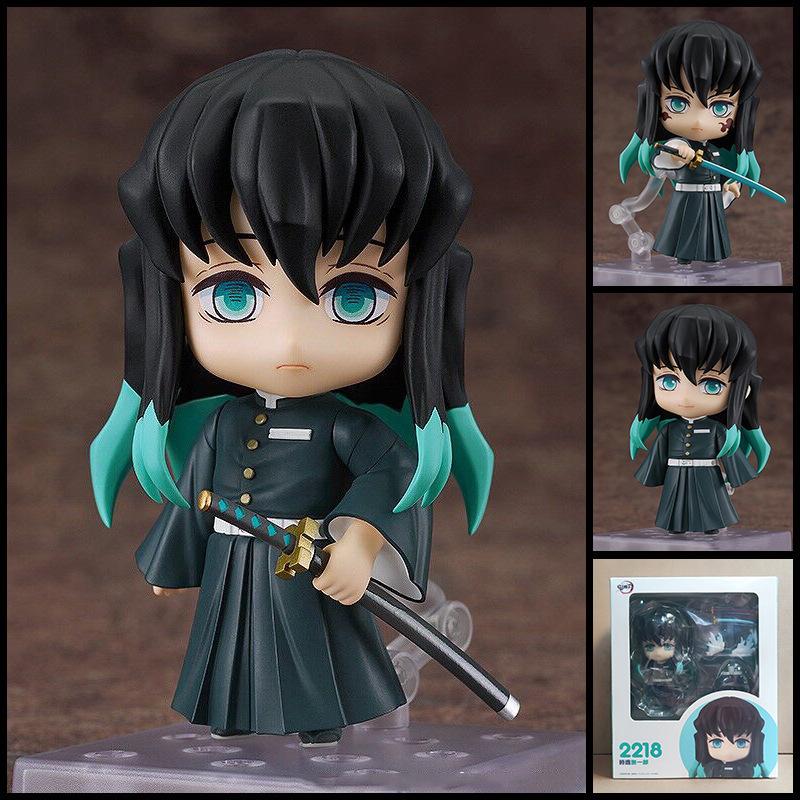 Demon Slayer Anime Figure Akaza Action Swappable Faces Movable Joints 2112 Articulated Poseable Detailed Scale Collectible