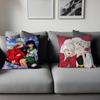 InuY-Yasha Cartoon Animation Cushion Cover Pillowcase Upholstery Sofa Throw Pillow Home Decor Pillowcas