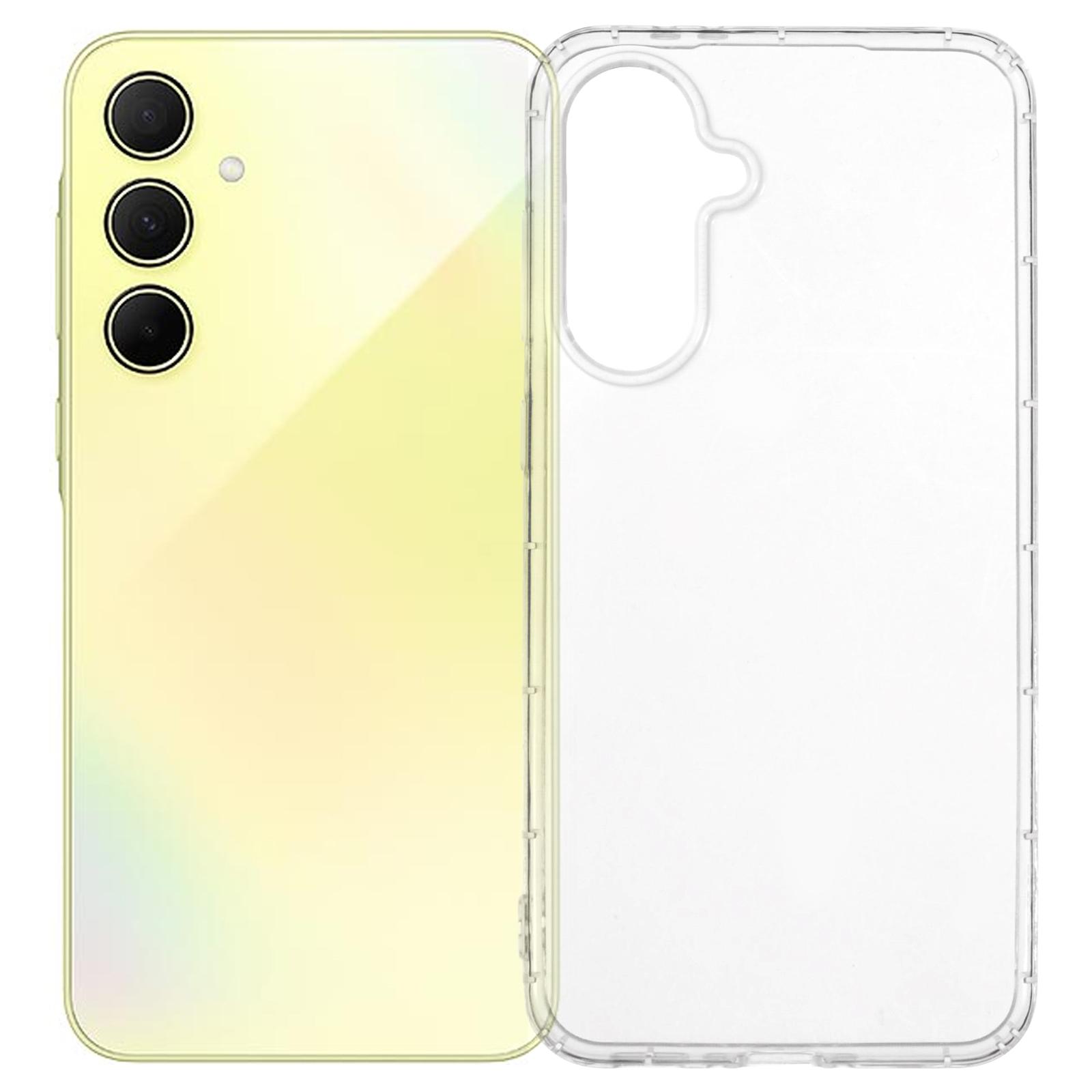 

Прозрачный ТПУ чехол для телефона Samsung Galaxy A36 5G с защитой в виде воздушной подушки (Большое отверстие для задней линзы) A