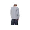 Carhartt WIP Long Sleeve Chase T-Shirt Embroidered Logo Loose Fit Men Tops Fog-Gray I026392-1R2-XX
