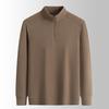 Men's 2025 Winter Double-Sided Fleece Half-Zip Long-Sleeve Casual Warm Base Layer Sweatshirt