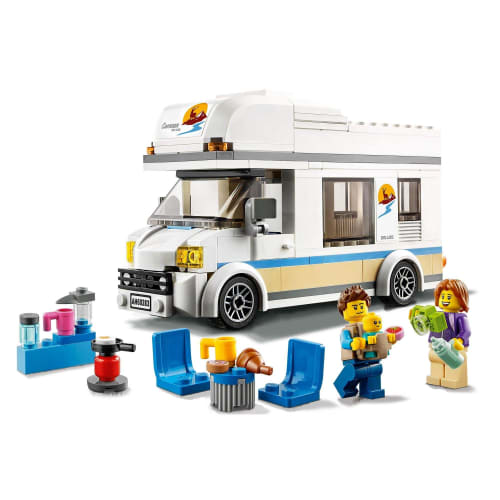 LEGO City Urlaubs-Wohnmobil Spielzeug Geschenk Geburtstag Block Pädagogisch Weihnachten Jungen Mädchen Kinder 5 Jahre alt 6 Jahre alt 7 Jahre alt 8 Jahre alt Stadt Bui