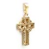 Les Trésors De Lily [K7157] - White Gold Plated 'Cross' Pendant