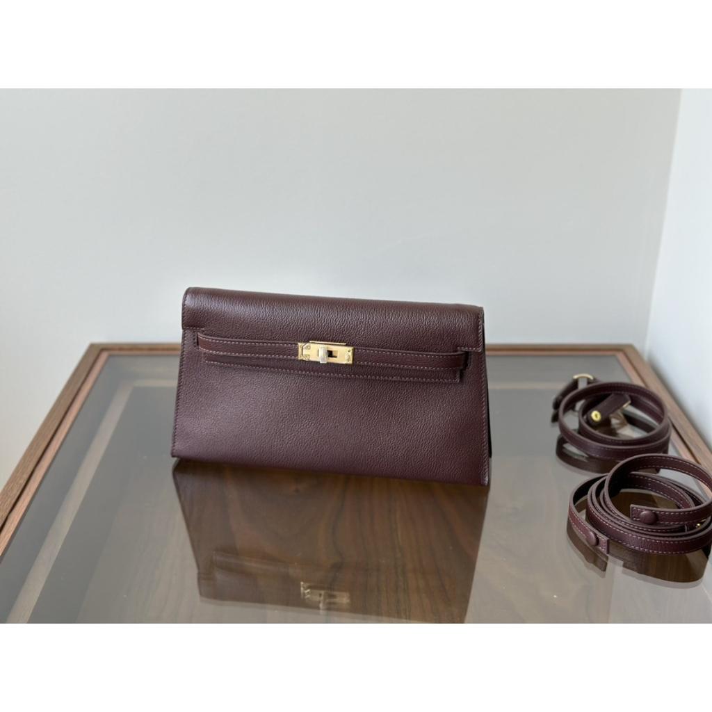 Kazilan Kelli Unterarmtasche Obermaterial Ziegenprint Clutch Ein Schulter-Crossbody-Funktionstasche Trendige Clutch-Tasche