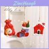 Christmas Deer Resin Tree Ornament For Holiday Decor With Cartoon Style And Festive Themes