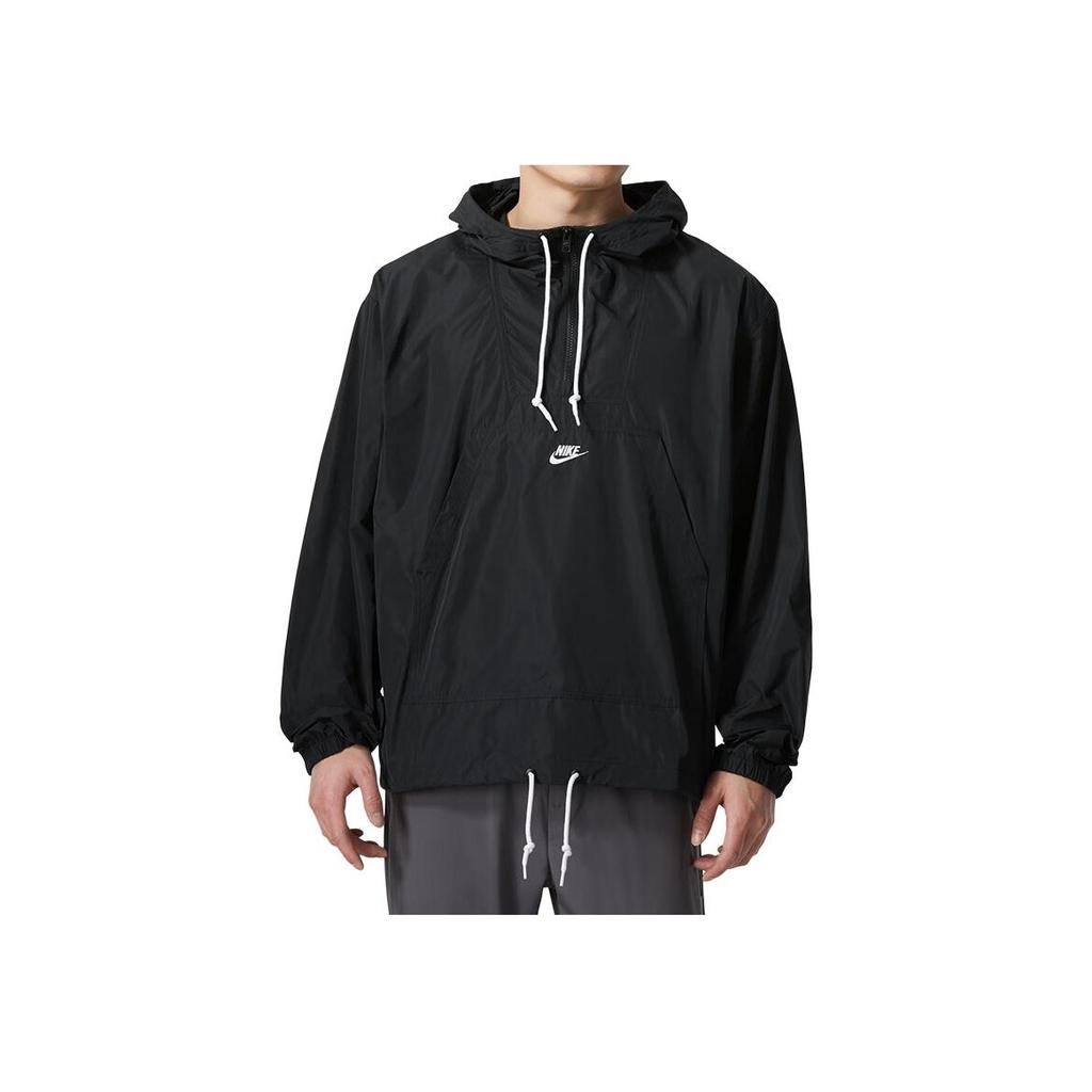 Nike Solid Color Sports Breathable Hooded Jacket Men Jackets Black FN3893-010