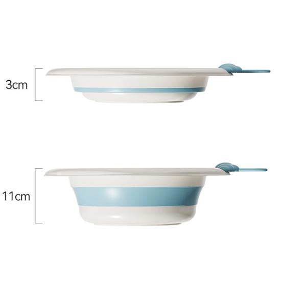 Skládací umyvadlo pro děti, Přenosné umyvadlo, Silný plastový lavor pro miminka, Domácí dětská malá miska