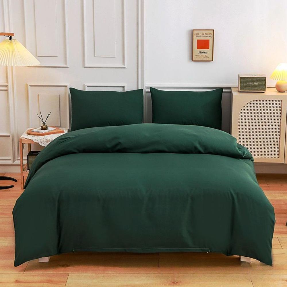 3pcs Lyocell Duvet Cover Set Luxury Solid Silky Cooling Bedding Set Quilt Cover+Pillowcases Twin Queen King Home Use