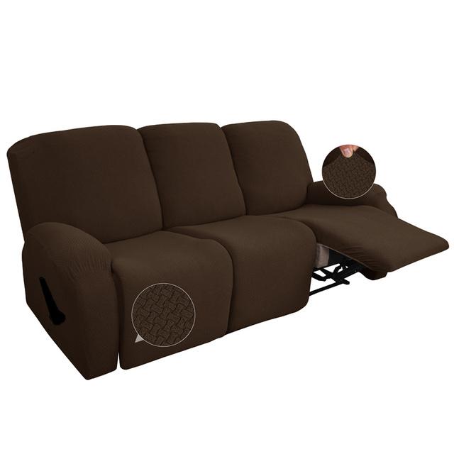 Recliner Sofa Cover Elastic Jacquard Reclining Armchair Covers Thickened Sofa Slipcovers Lazy Boy Chair Coves