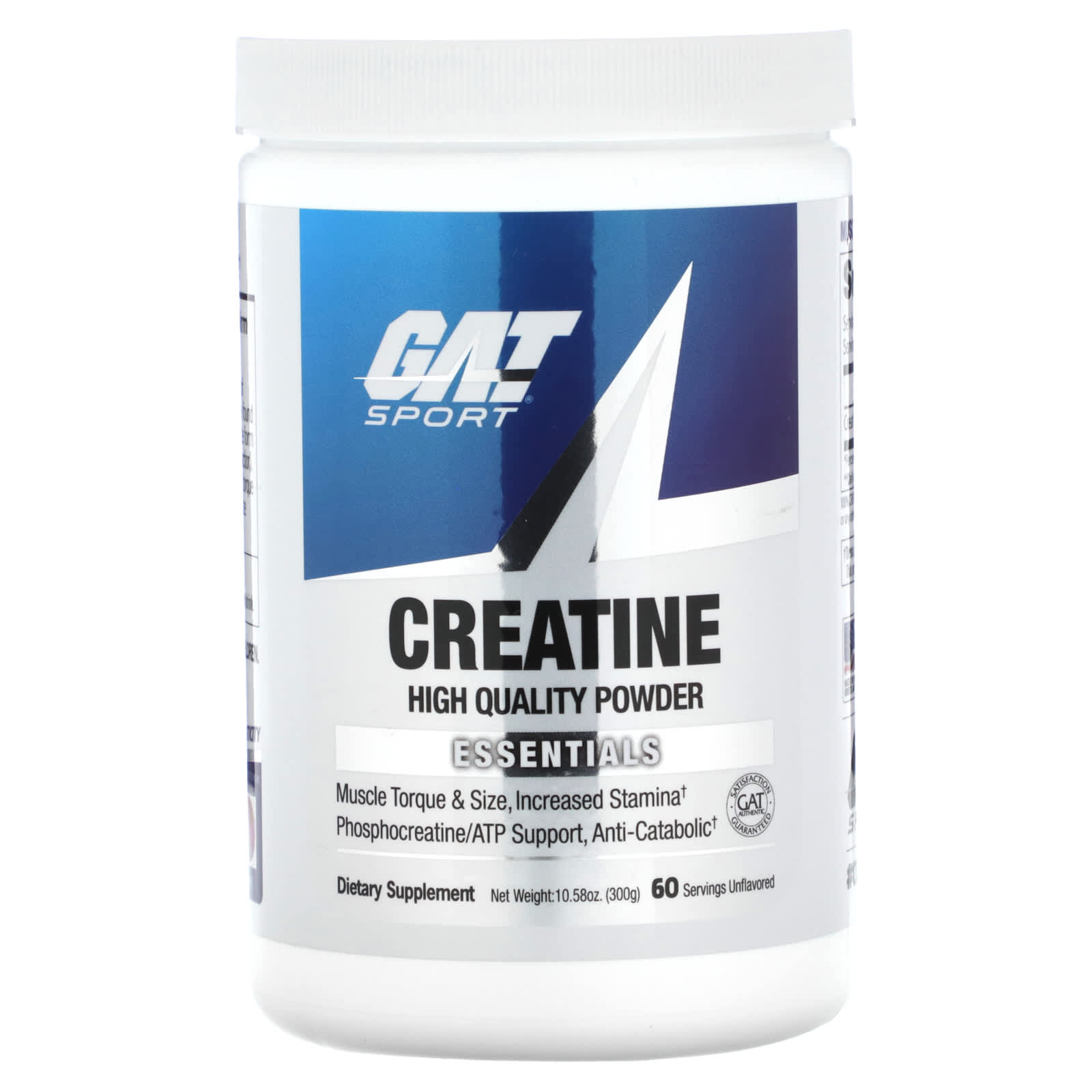 

Creatine, Unflavored, 10.58 Oz (300 G)
