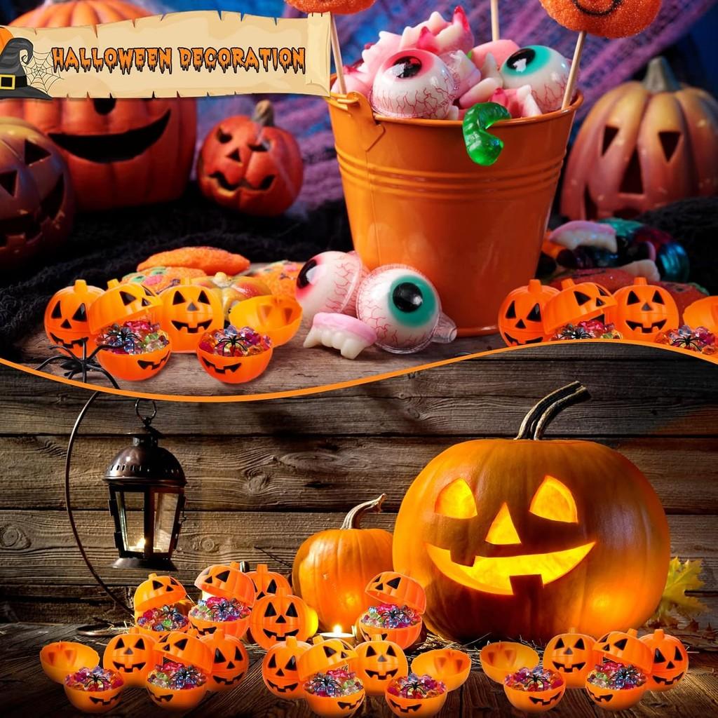 10-50PCS Fun Pumpkin Small Gift Storage Box Halloween Tricky Halloween Decoration Pinata Easter Stuff Carnival Party Favor