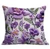 New Imitation Embroidered Floral Pillowcase Short Velvet Double-sided Printed Home Sofa Cushion Pillowcase